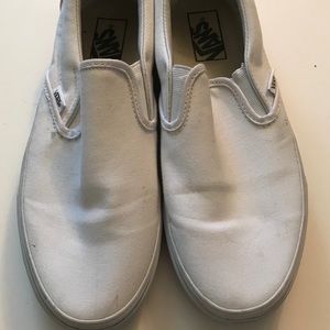 VANS SLIP ONS WOMANS SIZE 8.5; MENS 7